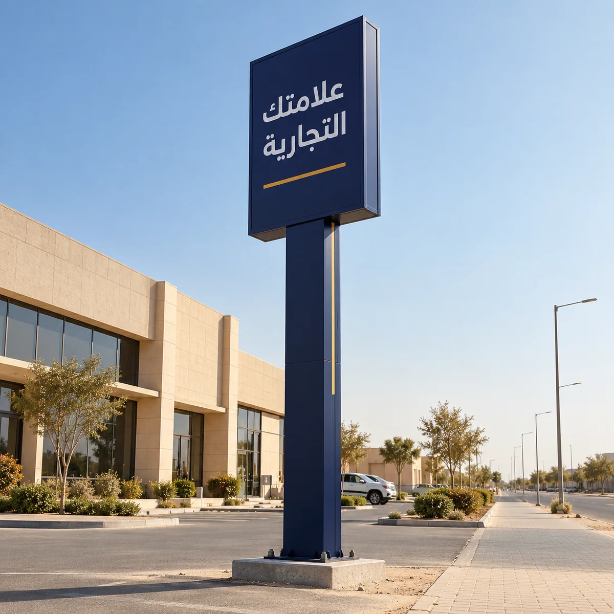 عمود إعلاني